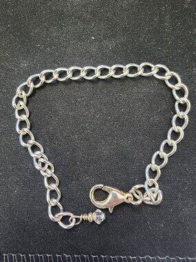 7.5 inch silver color bracelet